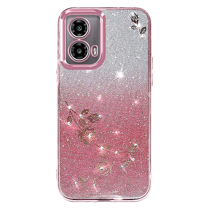 KADEM For Motorola Moto G34 5G Case Bling Glitter Flexible TPU Protective Back Cover KADEM For Motorola Moto G34 5G Case Bling Glitter Flexible TPU Protective Back Cover